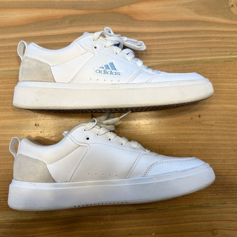 Adidas Park Street Court Sneakers, Women’s Size 8.5, White EUC